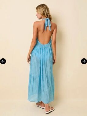 NWT SOLID & STRIPED The Kai Dress in Light Blue